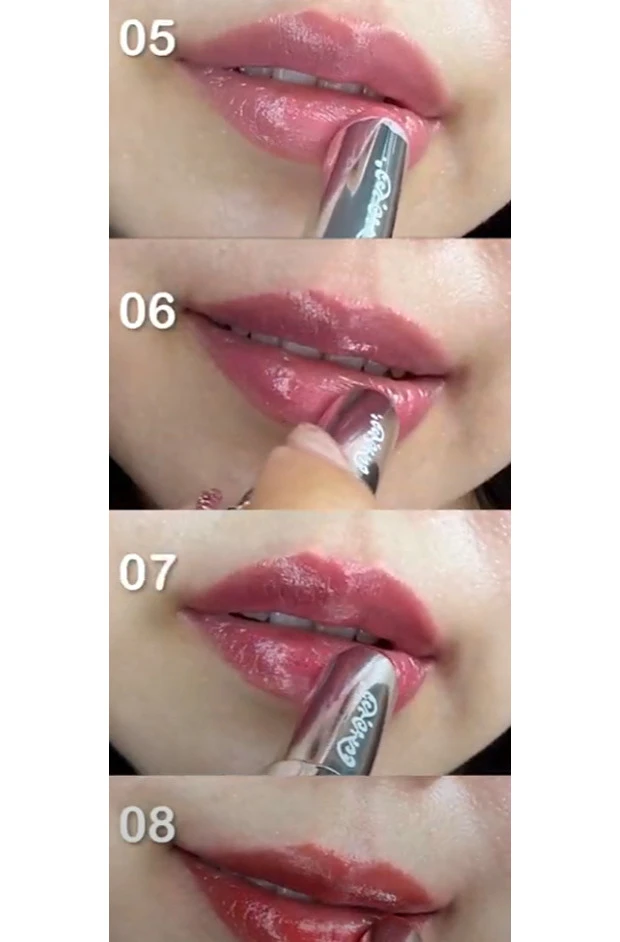 ジルスチュアート_秋コスメ2024_リップブロッサム グロウ 05／06／07／08_塗ってみた