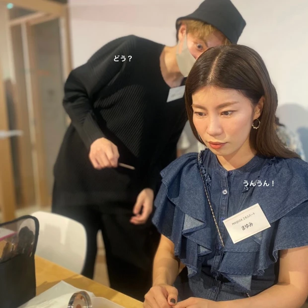 3年ぶりのオフラインイベント開催!【MAQUIA×ThreePERCE骨格診断でもっと!ENJOY♡メイク講座】レポ_3_2