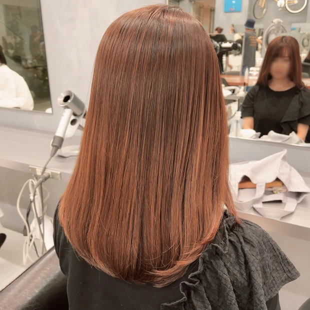 ストレートパーマ右側