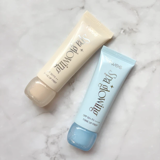 fwee スパグロウUVトーンアップベース 全2色を比較