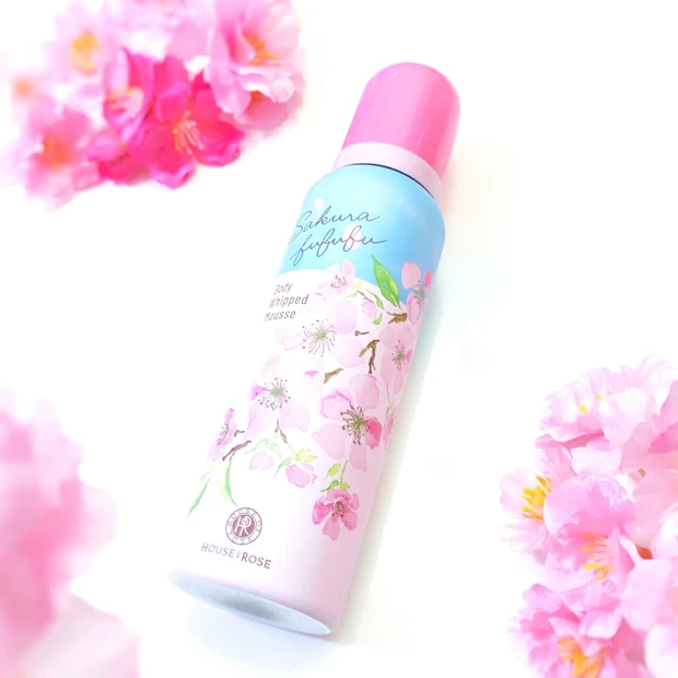 かわいいさくらのコスメでスキンケア[さくらふふふ ボディホイップムース]_3