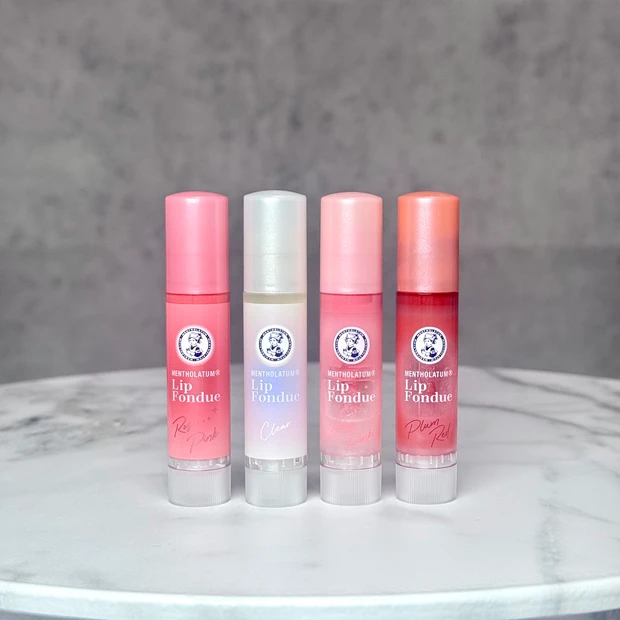 メンソレータム リップフォンデュ 並べた画像