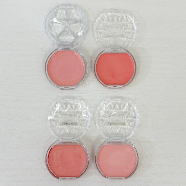 【キャンメイク】人気クリームチークの新色『24  ピーチムース』を他の色と比較してレビュー_2_1