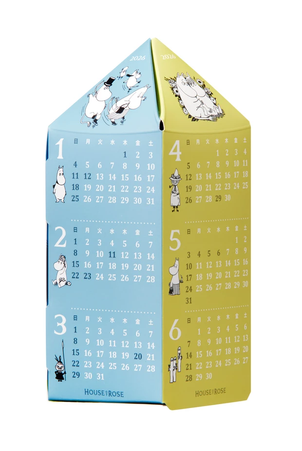 ハウス　オブ　ローゼ　ムーミンハンドケアギフト 卓上カレンダー