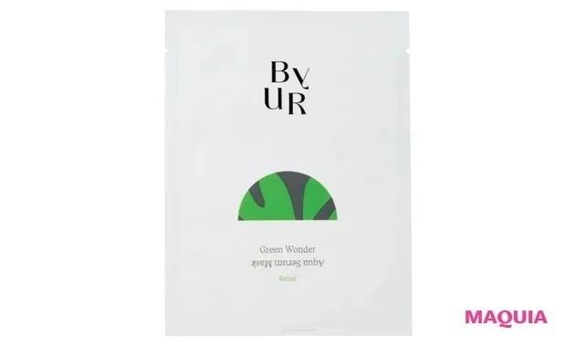 ベストコスメも受賞！ 美プロも韓国パック_【MAQUIAベストコスメ2022下半期】プチプラスキンケア部門3位 バイユア スージンググリーン アクアセラムマスク_1