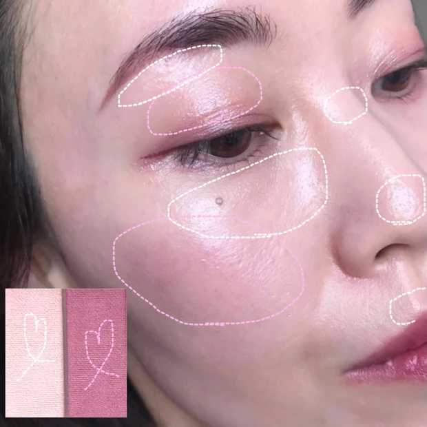 フェイスグロウカラーSP1ヨザクラグロウ メイク