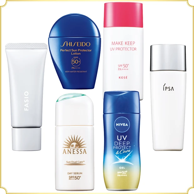 注目UVの落ちない・崩れない度を徹底検証。アネッサ、ニベアUV、ファシオ…