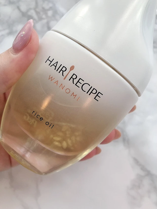 【ヘアレシピ 和の実 さらとろライスオイル】_3