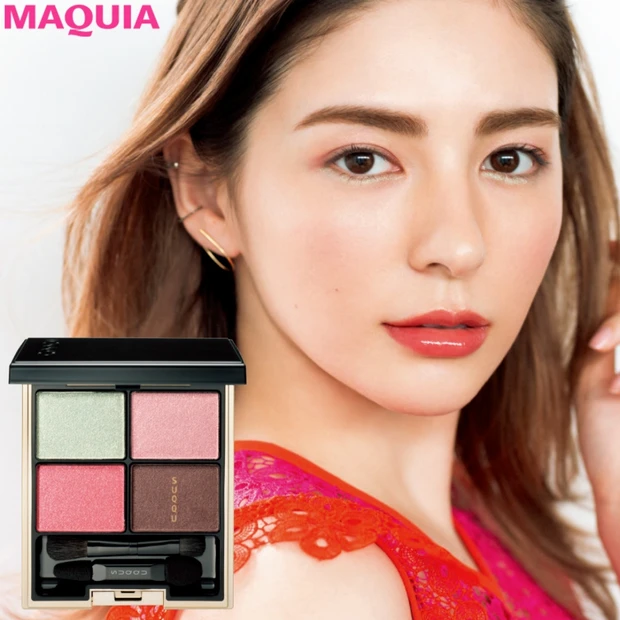 SUQQUの名品パレットで透明感のある目元に！見たまま簡単アイレシピでこ…