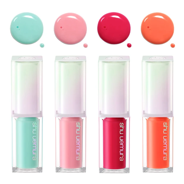 シュウ ウエムラ キヌケアCCオイル 透明感補正カラー ミントゼリー ピンクアイシング キャンディードベリー タンジェリンシロップ