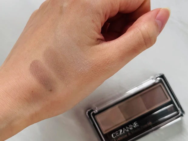 セザンヌのアイブロウ&シェードパウダー