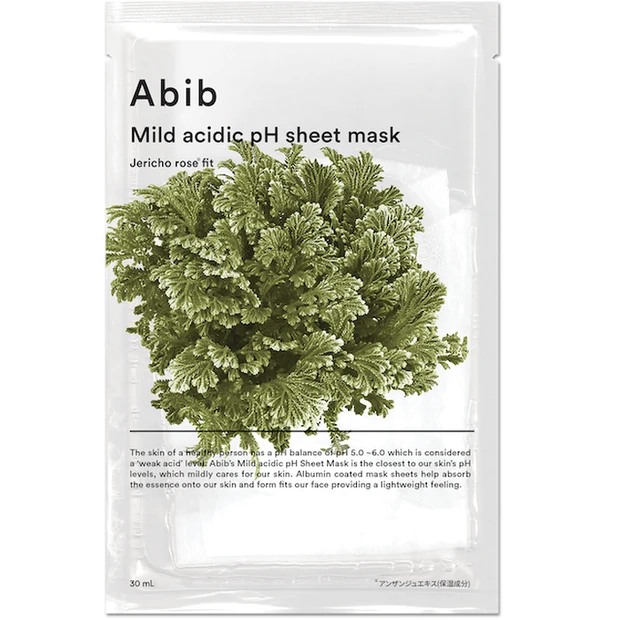 弱酸性pHシートマスク 復活草フィット