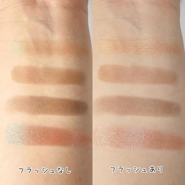 RMK(アールエムケー) シンクロマティック アイシャドウパレット 01 ソフトスポット(Soft Spot) スウォッチ