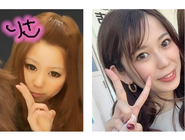 藤原りさ　マキアTOPビューティーズ　ビフォーアフター