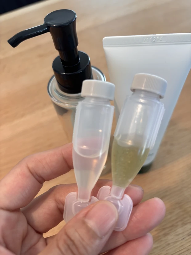 旅行の荷物を軽くする!お気に入りコスメは100均の「使い捨て容器」に小分けが正解♡_1