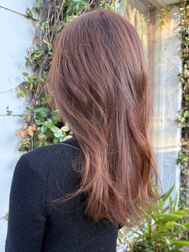 アラフォー ヘアスタイル ロングヘア ヘアカラー ビュートリアム福岡