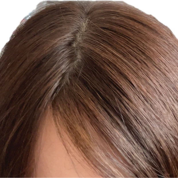 ヘアファンデーション使用前