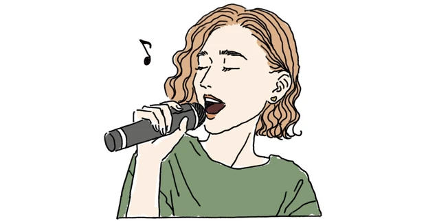 口を動かす動きのイラスト