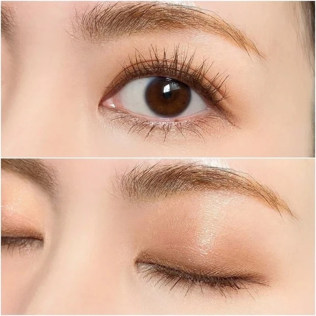 セザンヌ ベージュトーンアイシャドウ 01 ナッツベージュ 使い方・塗り方