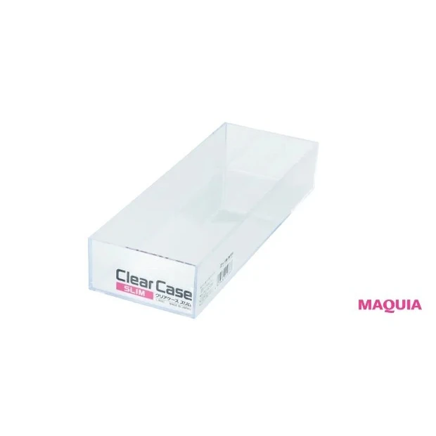 100均で買えるコスメ収納グッズ_Seria クリアケース スリム