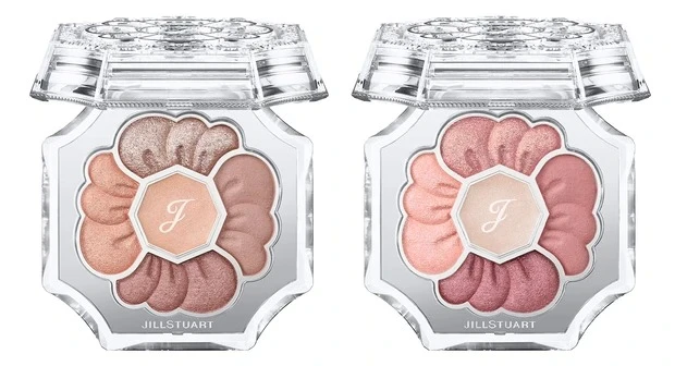 春新色アイシャドウ2026 ジルスチュアート　ドレスドブルーム アイズ 01 02