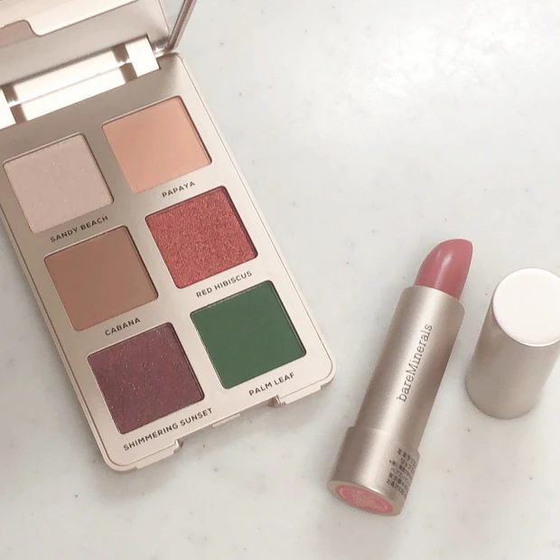 【メイクレシピ】ベアミネラルのアイシャドウを使って夏カラーメイク！_2_2