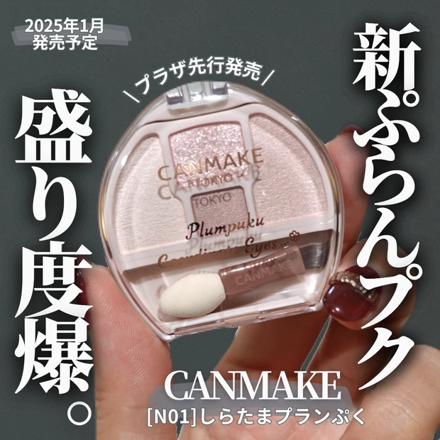 CANMAKE プチプラコスメ プランぷくコーデアイズNeo N01しらたまプランぷく