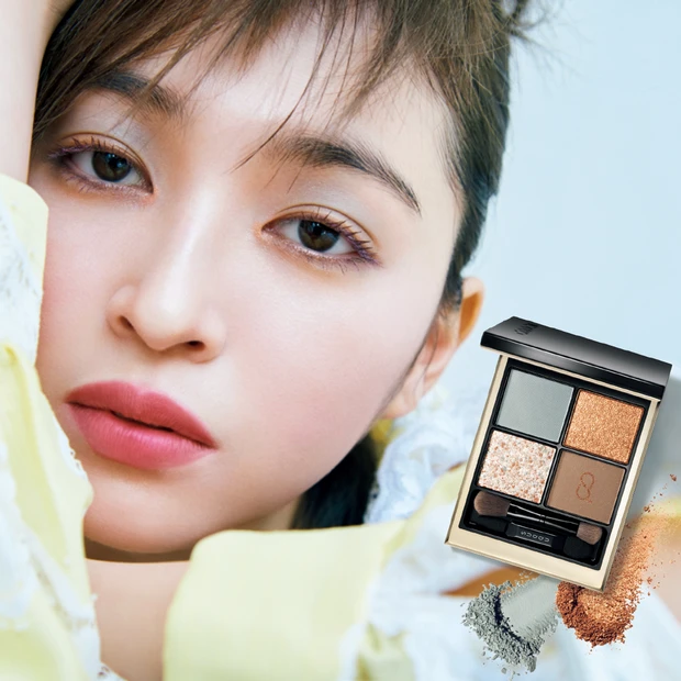 とにかく使いやすいSUQQUの春パレット。ハンサム顔も、ちょい不良も思い…
