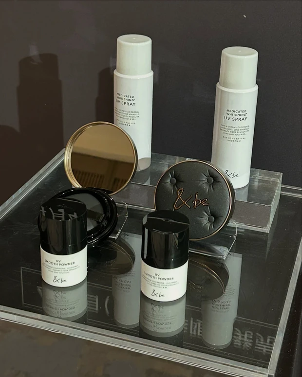 リニューアルする&beのベースメイクライン