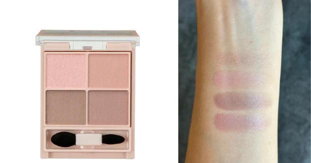 キャンメイク シルキースフレアイズ　M06　腕のスウォッチ　イエベ秋