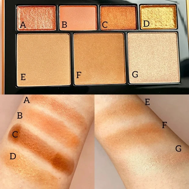 2024年夏新色アイシャドウ_NARS ラグナ アルティメイト フェイスパレット_スウォッチ