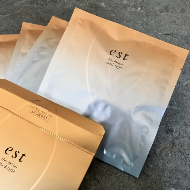 本日新発売!ベスコス化粧水のシートマスク「エスト ザ ローション マスク」