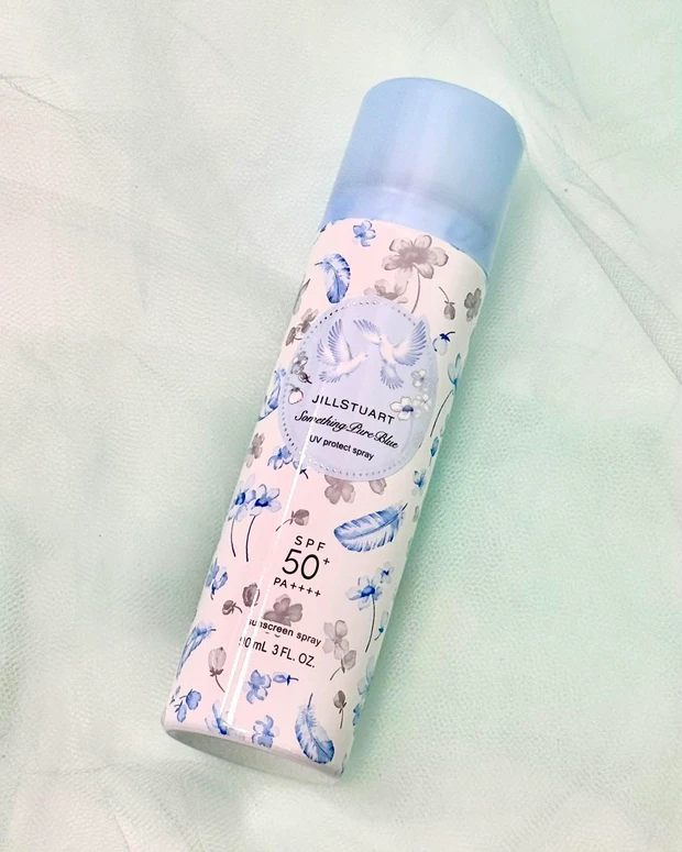 ジルスチュアート　サムシングピュアブルー　UVプロテクトスプレー