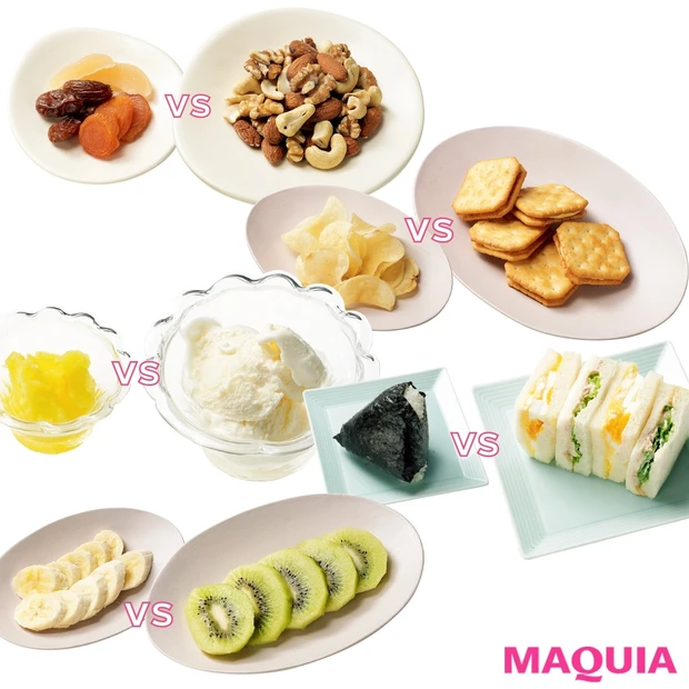 「小腹がすいたとき間食するならどっち？」おやつ選びの正解をプロが教えます…