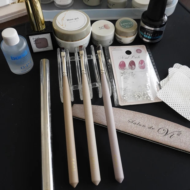 セルフジェルネイルの使用アイテム