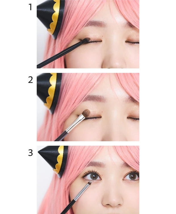 【SPY×FAMILYアーニャコスプレメイク】2022年ハロウィンの主役に！ 矢吹奈子さんと【アーニャみメイク】大研究_7