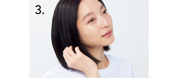 アリィー クロノビューティ UV ヘアカラーラスティング &スタイリング バーム 使い方3