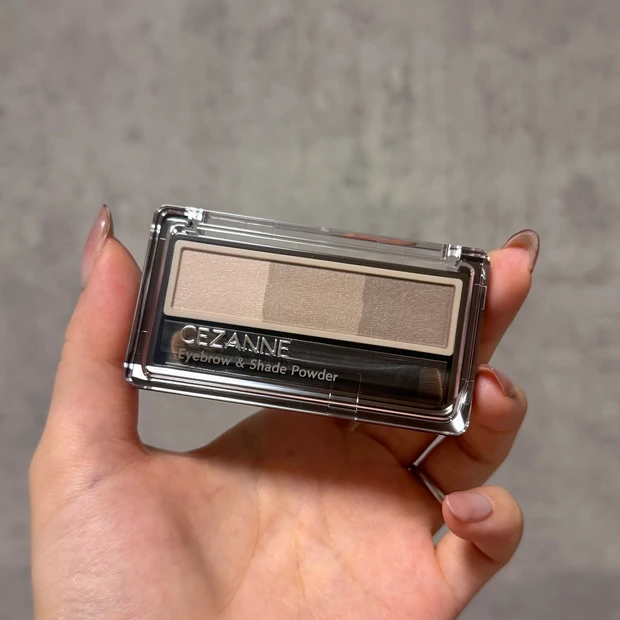 セザンヌ アイブロウ&シェードパウダー 使用レビュー