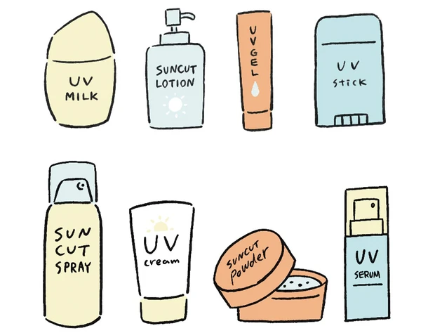 日焼け止め　種類