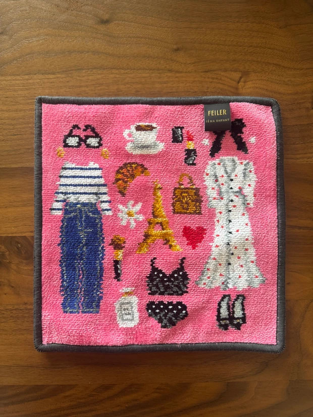 FEILER フェイラー IÉNA ENFANT イエナ ROSE IENA ハンカチ