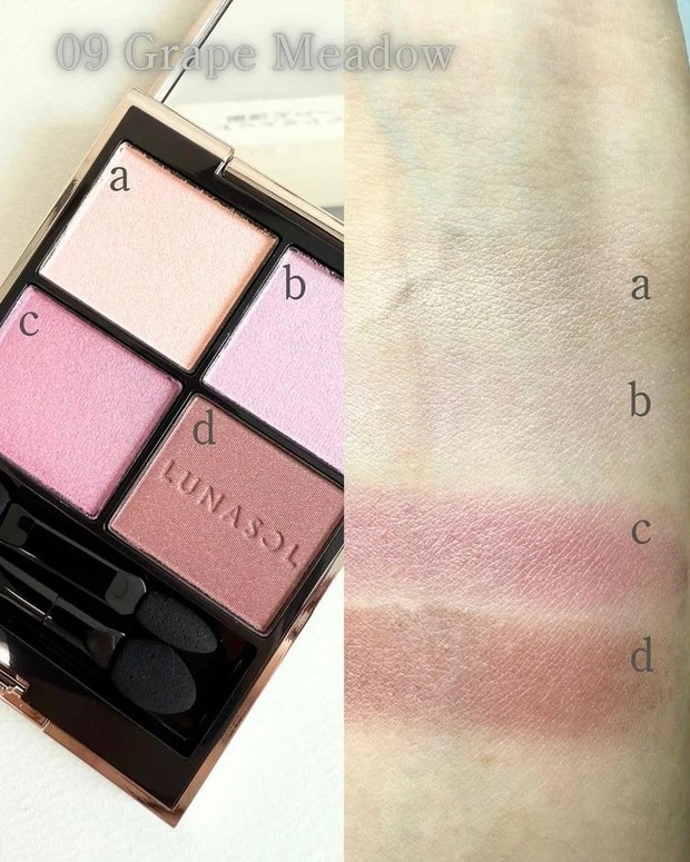 【秋コスメ2025】ルナソルの秋新色まとめ！ アイシャドウ、リップ、チークなどスウォッチつきでご紹介_9_3