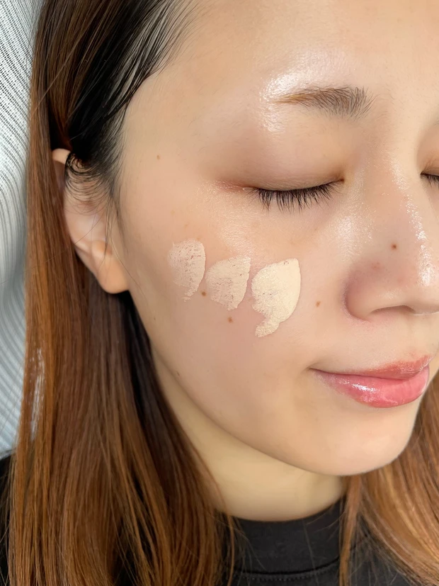 SHISEIDO 美容液ファンデ 塗ってみた