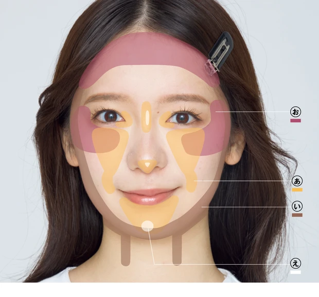 GYUTAE 小顔メイク 丸顔 骨格操作MAP