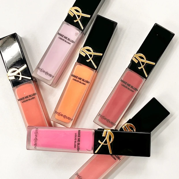 YSL（イヴ・サンローラン）の新クリームチークを全色スウォッチ！ 素肌のように溶け込む全6色に注目