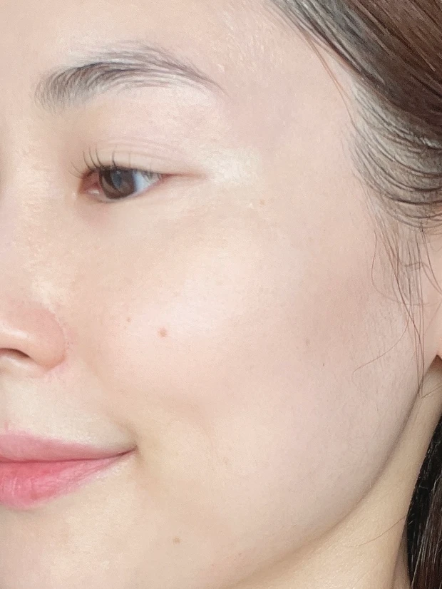 パウダーバームの肌仕上がり