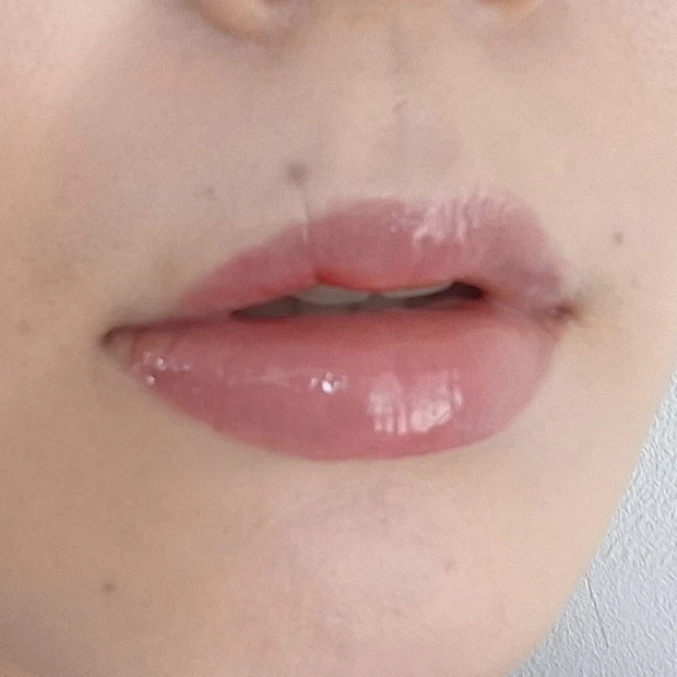 3Dボリューミングティント バニラデューを塗った様子