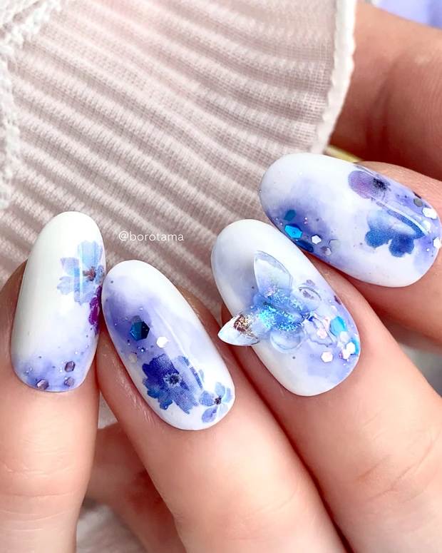 【簡単セルフネイル】梅雨ネイルHOWTO_6