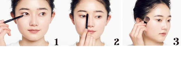 長井式メイクのプロセス
