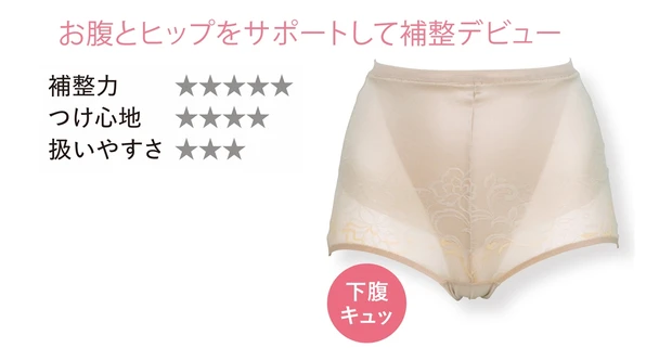 ガードル ¥4730／ワコール（－5歳のファーストガードル）