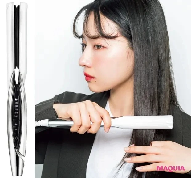 【時短メイク】ストレートアイロンでツヤを出すだけ(1分)